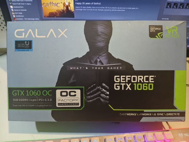 อื่นๆ การ์ดจอ galax 1060 oc มือสอง