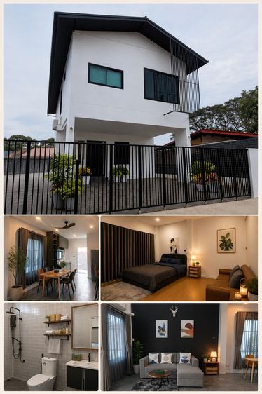 บ้านเดี่ยว 2 ชั้นน้ำไม่ท่วมใจกลางเมืองน่านสร้างใหม่ตกแต่งพร้อมอยู่