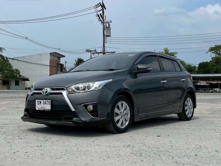 Toyota Yaris 2017 1.2 G Sedan เบนซิน ไม่ติดแก๊ส เกียร์อัตโนมัติ เทา รูปที่ 2
