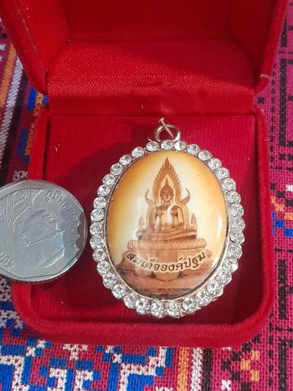 พระพุทธชินราชจี้เข็มกลัด รูปที่ 2