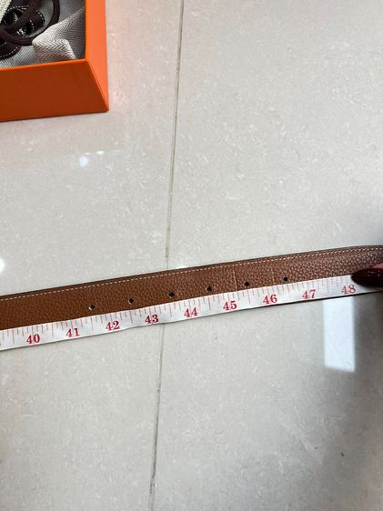 เข็มขัดHermes size 115 stamp w Y24 รูปที่ 7