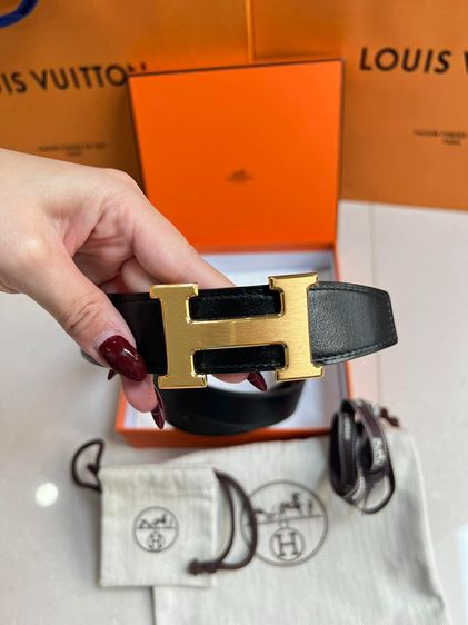เข็มขัดHermes size 115 stamp w Y24 รูปที่ 2