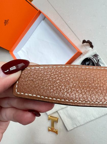 เข็มขัดHermes size 115 stamp w Y24 รูปที่ 3