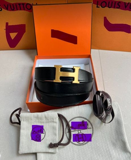 เข็มขัดHermes size 115 stamp w Y24
