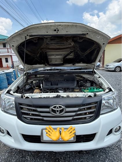Toyota Hilux Vigo Champ 2014 Double Cab 2.5 G VNT Pickup ดีเซล เกียร์ธรรมดา ขาว รูปที่ 2