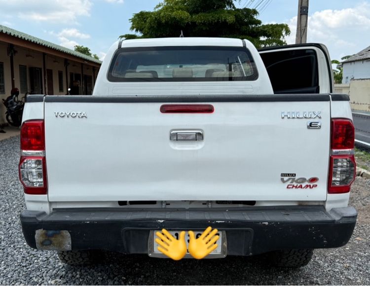 Toyota Hilux Vigo Champ 2014 Double Cab 2.5 G VNT Pickup ดีเซล เกียร์ธรรมดา ขาว รูปที่ 4