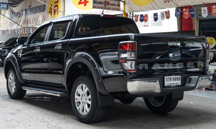 Ford Ranger 2018 2.0 Hi-Rider Limited Pickup ดีเซล ไม่ติดแก๊ส เกียร์อัตโนมัติ ดำ รูปที่ 3