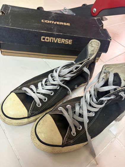 ดำ ผ้า รองเท้าผ้าใบ Converse รองเท้า