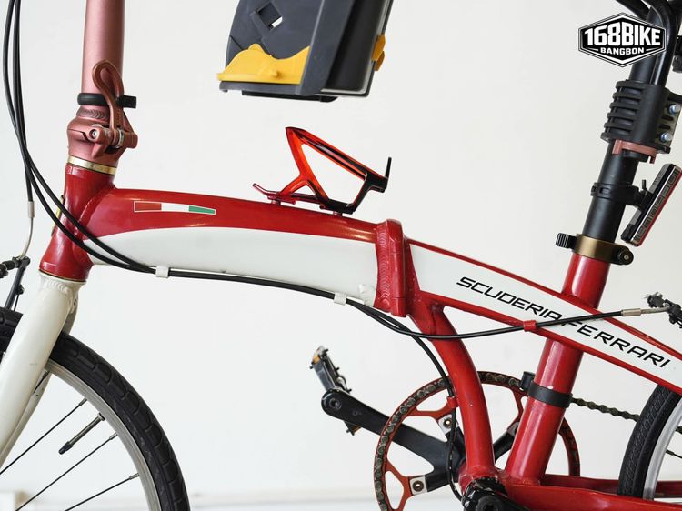 	 🚴‍♂️🔥 Scuderia Ferrari Folding Bike 20" รถพับแต่งพร้อมเบาะเด็ก สวยไม่เหมือนใคร 🚴‍♂️🔥 รูปที่ 10