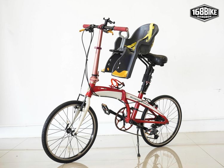	 🚴‍♂️🔥 Scuderia Ferrari Folding Bike 20" รถพับแต่งพร้อมเบาะเด็ก สวยไม่เหมือนใคร 🚴‍♂️🔥
