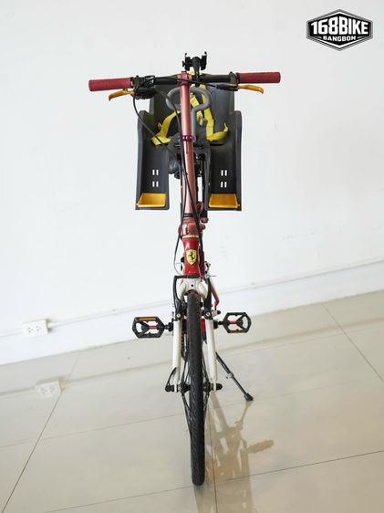 	 🚴‍♂️🔥 Scuderia Ferrari Folding Bike 20" รถพับแต่งพร้อมเบาะเด็ก สวยไม่เหมือนใคร 🚴‍♂️🔥 รูปที่ 5