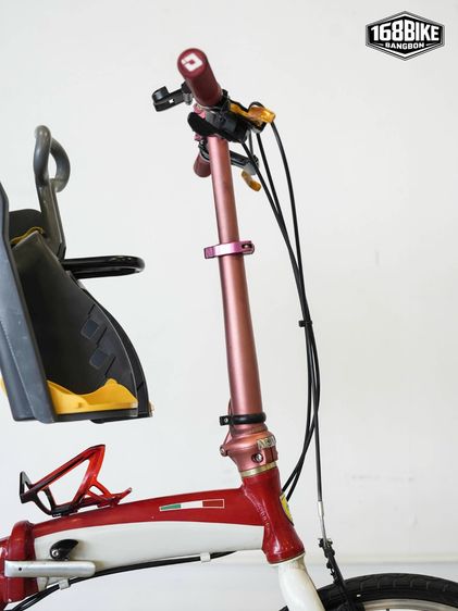 	 🚴‍♂️🔥 Scuderia Ferrari Folding Bike 20" รถพับแต่งพร้อมเบาะเด็ก สวยไม่เหมือนใคร 🚴‍♂️🔥 รูปที่ 7