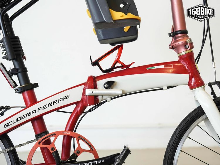 	 🚴‍♂️🔥 Scuderia Ferrari Folding Bike 20" รถพับแต่งพร้อมเบาะเด็ก สวยไม่เหมือนใคร 🚴‍♂️🔥 รูปที่ 9
