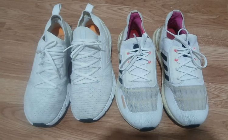 ขาว ผ้า รองเท้าผ้าใบ UK 8.5 | EU 42 2/3 | US 9 รองเท้า Adidas under 