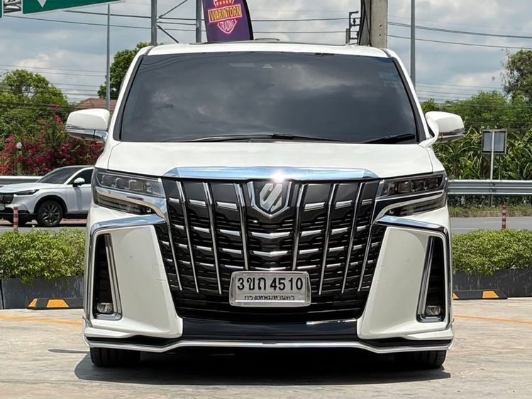 Toyota Alphard 2019 2.5 S C-Package Van เบนซิน ไม่ติดแก๊ส เกียร์อัตโนมัติ ขาว รูปที่ 2