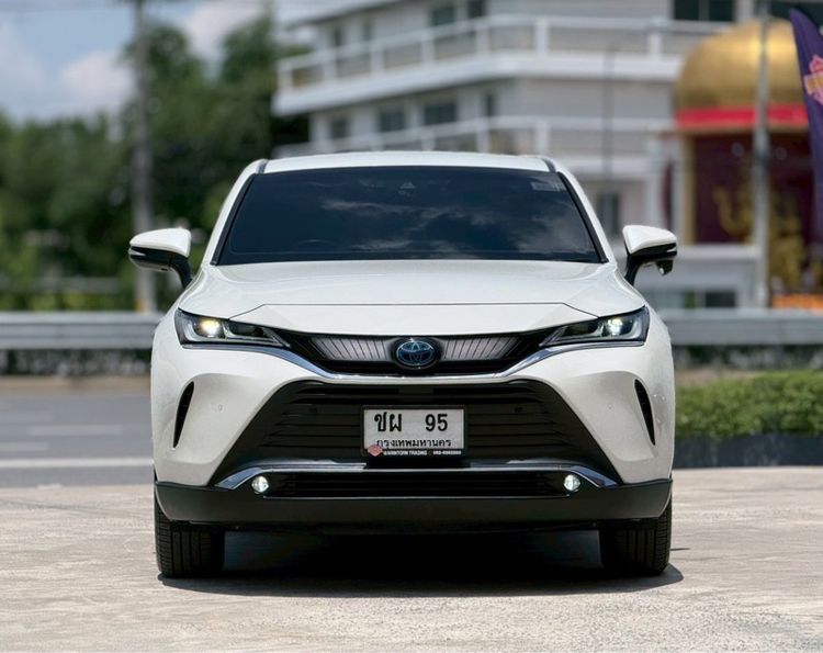 Toyota Harrier 2021 2.5 Hybrid Premium Utility-car ไฮบริด ไม่ติดแก๊ส เกียร์อัตโนมัติ ขาว รูปที่ 2