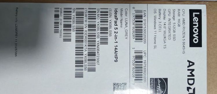 Note Book Lenovo Ram 16 GB จอ 14" รูปที่ 2