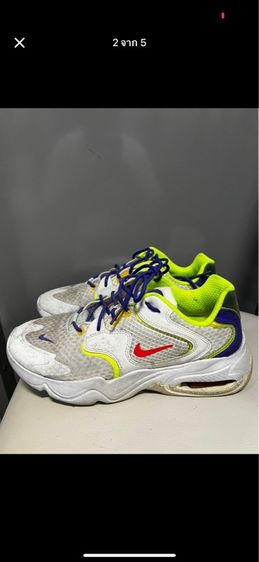 รองเท้าผ้าใบ ขาว UK 8.5 | EU 42 2/3 | US 10 รองเท้า Nike Air Max 2X AMD 'White Bright Crimson Indigo Burst'  เบอร์ 8 39.5