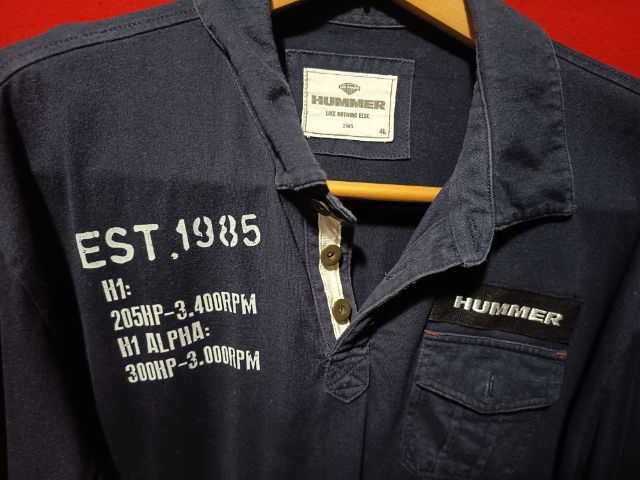 เสื้อเชิ้ตHUMMER วินเทจ รูปที่ 4