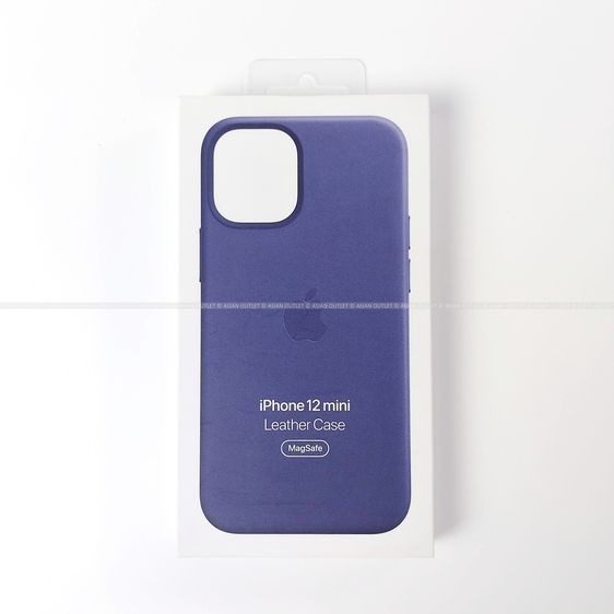 เคสหนังแท้ Apple iPhone 12 mini Leather Case with MagSafe สี Deep Violet แท้ศูนย์ ใหม่มือหนึ่ง หายาก ราคาพิเศษ