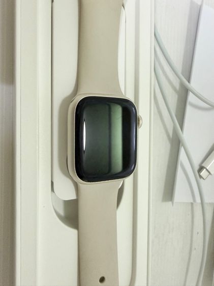 ขาว อัลลอย Apple Watch S7 GPS