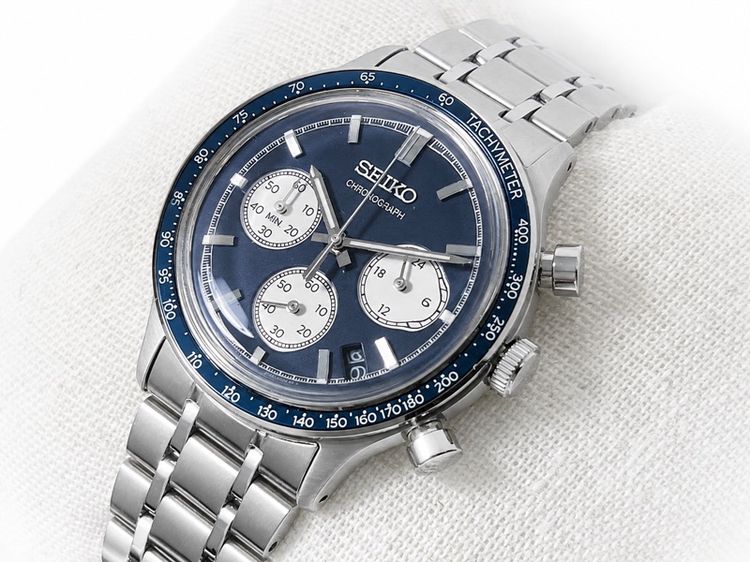 Seiko chronograph SSB477P Blue
