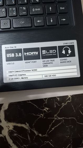 Acer notebook มือสอง รูปที่ 15