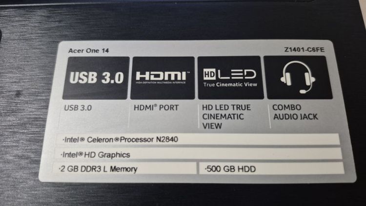 Acer notebook มือสอง รูปที่ 14