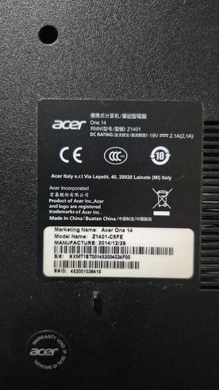 Acer notebook มือสอง รูปที่ 11