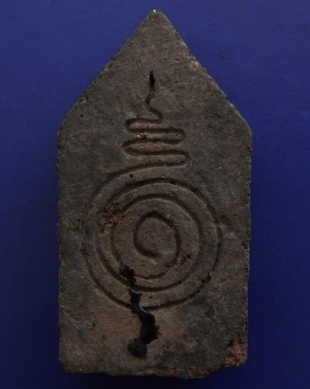 ขุนแผนเนื้อดิน หลังยันต์ สูง 5.9 ซ.ม. พระบ้านเก่าเก็บหลายสิบปี รูปที่ 2