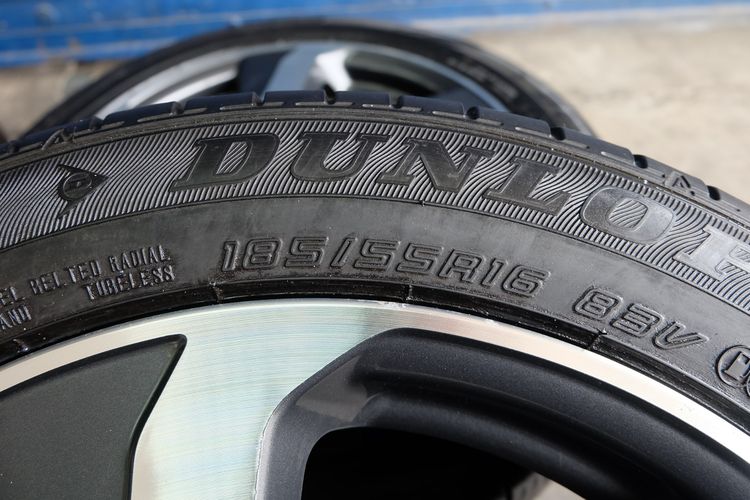 🚗 ล้อ Vios 16 นิ้ว  ตัว Top รุ่น G + ยาง Dunlop ขนาด  185 55R16  ปี22  รูปที่ 3
