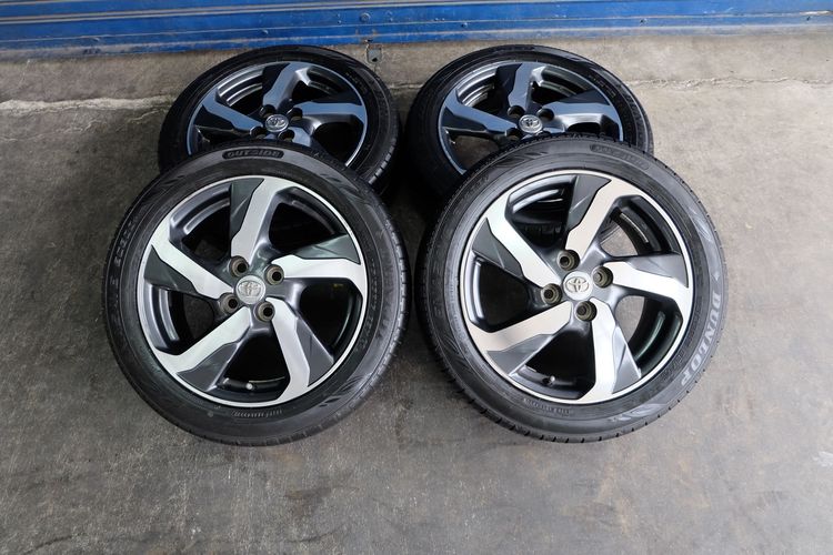 🚗 ล้อ Vios 16 นิ้ว  ตัว Top รุ่น G + ยาง Dunlop ขนาด  185 55R16  ปี22 