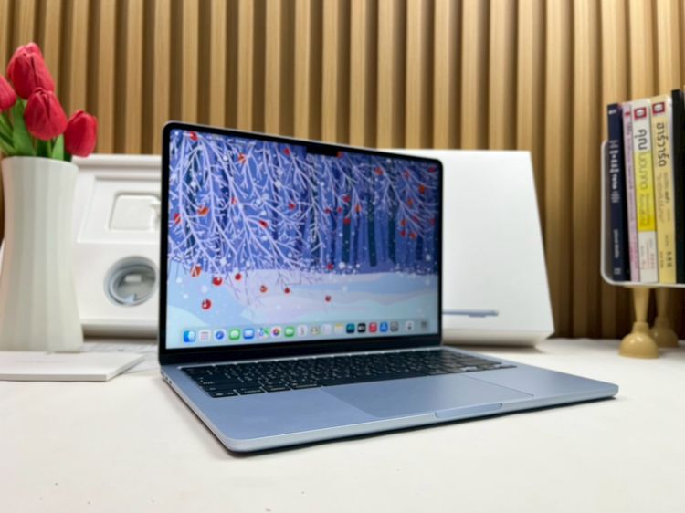 MacBook Air 13.6-inch M4 2025 Ram16GB SSD256GB SkyBlue apple care 29 April 2027  รูปที่ 3