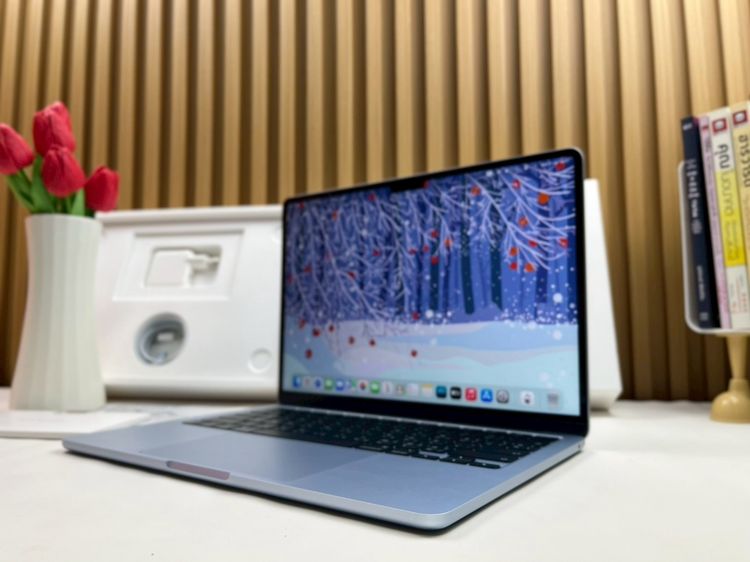 MacBook Air 13.6-inch M4 2025 Ram16GB SSD256GB SkyBlue apple care 29 April 2027  รูปที่ 2