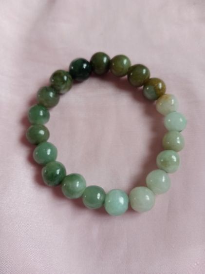 🌿ข้อมือหยกแท้ หยกพม่าสวย(เม็ด 10 มิล)