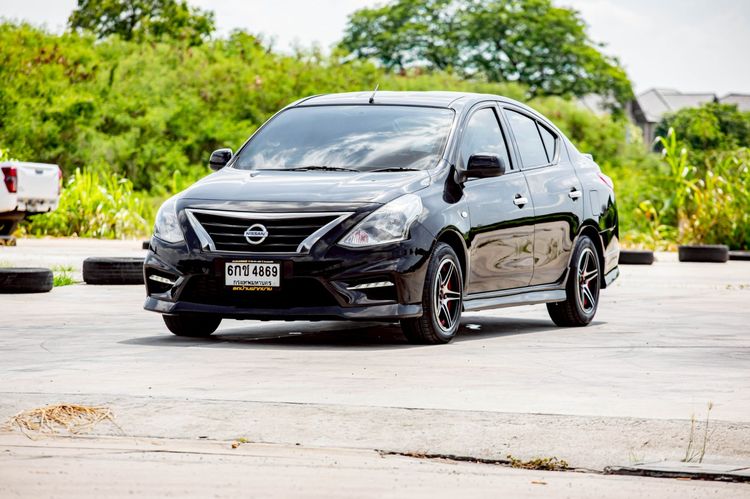 Nissan Almera 2017 1.2 E Sportech Sedan เบนซิน เกียร์อัตโนมัติ ดำ