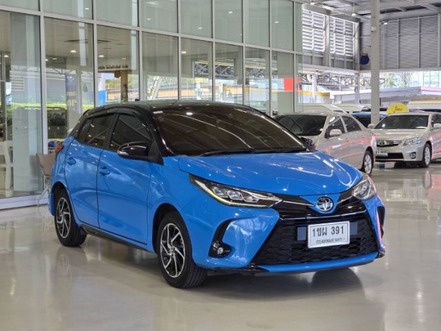 Toyota Yaris 2020 1.2 Sport Premium Sedan เบนซิน ไม่ติดแก๊ส เกียร์อัตโนมัติ ฟ้า รูปที่ 3