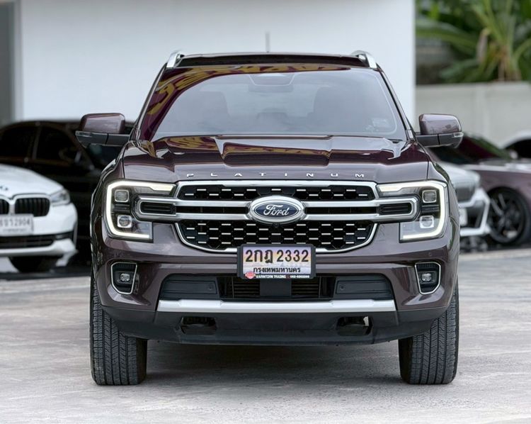 Ford Everest 2024 3.0 V6 Turbo Platinum 4WD Utility-car ดีเซล ไม่ติดแก๊ส เกียร์อัตโนมัติ น้ำตาล รูปที่ 2