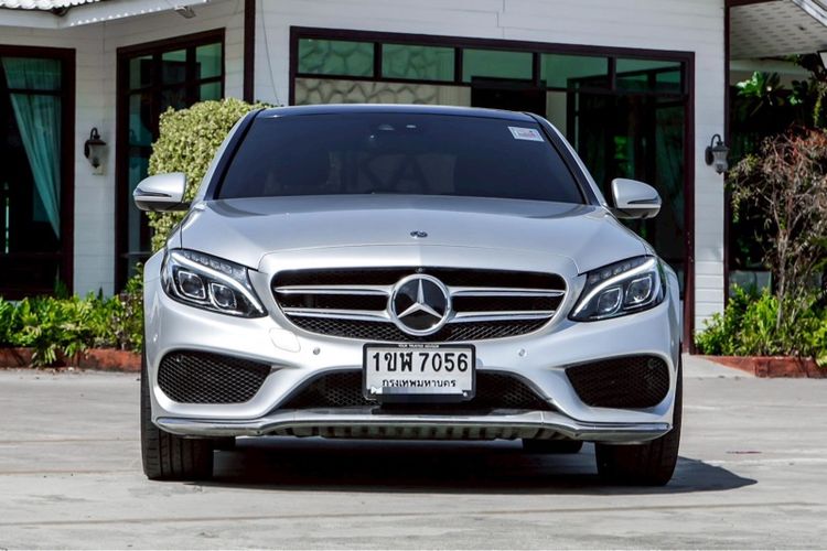 Mercedes-Benz C-Class 2018 C350 Sedan ปลั๊กอินไฮบริด (PHEV) ไม่ติดแก๊ส เกียร์อัตโนมัติ เทา