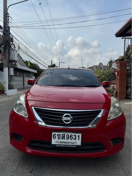 Nissan Almera 2013 1.2 E Sedan เบนซิน ไม่ติดแก๊ส เกียร์อัตโนมัติ แดง รูปที่ 2