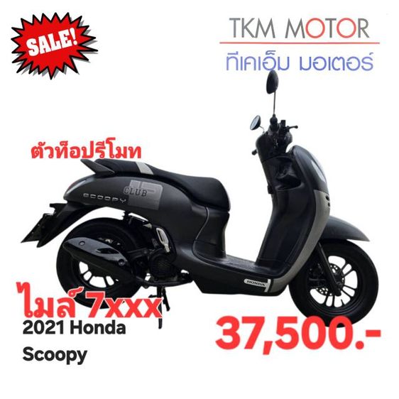 ขายด่วน honda scoopy ปี 2021