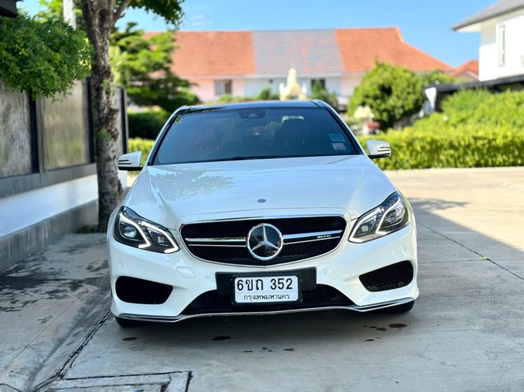 Mercedes-Benz E-Class 2015 W212 Sedan ไฮบริด เกียร์อัตโนมัติ ขาว รูปที่ 3