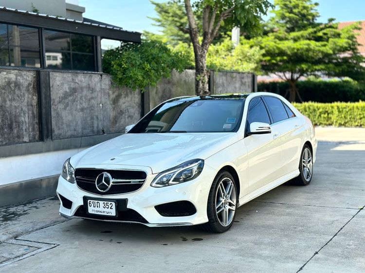 Mercedes-Benz E-Class 2015 W212 Sedan ไฮบริด เกียร์อัตโนมัติ ขาว รูปที่ 4