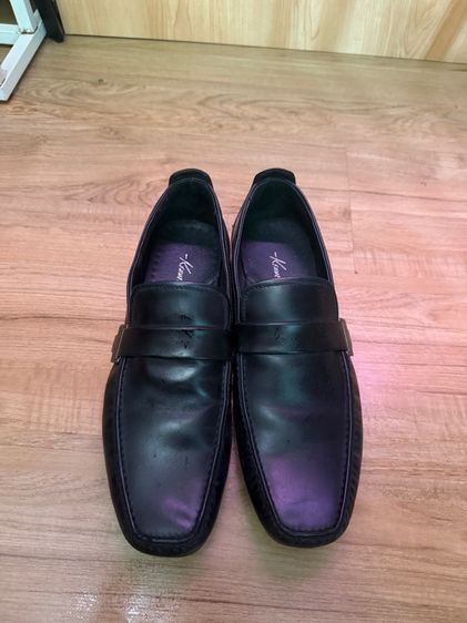 ดำ หนังแท้ รองเท้าหนังกึ่งทางการ UK 10 | EU 44 2/3 | US 10.5 Kenneth Cole รองเท้า 44