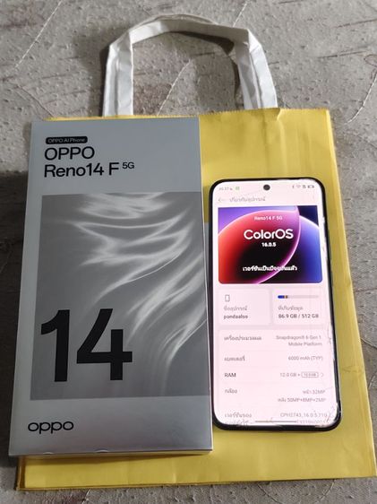 อื่นๆ 512 GB ขาย  oppo reno14 f5g 512g