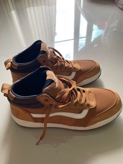 ทอง หนังสังเคราะห์ รองเท้าบู๊ท UK 10 | EU 44 2/3 | US 10.5 vans tyson hi mustard gold