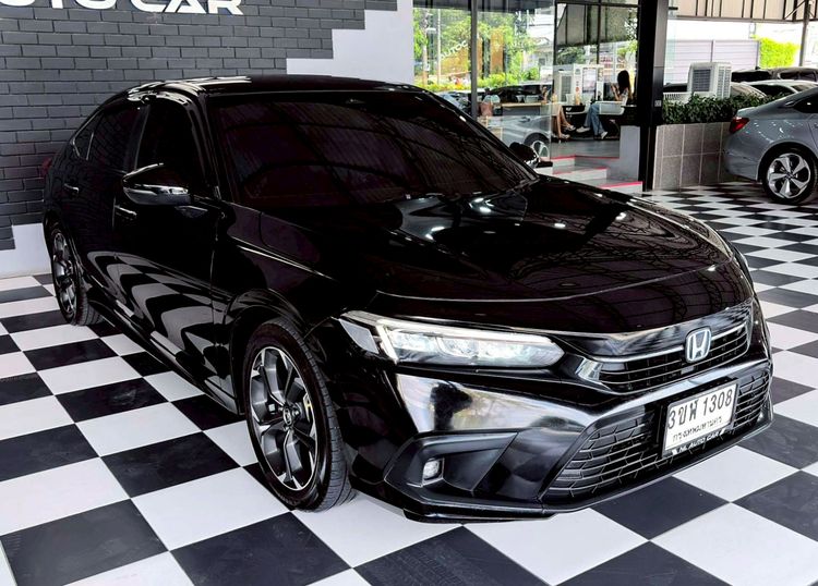 Honda Civic 2023 2.0 eHEV EL+ Sedan ไฮบริด ไม่ติดแก๊ส เกียร์อัตโนมัติ ดำ รูปที่ 2