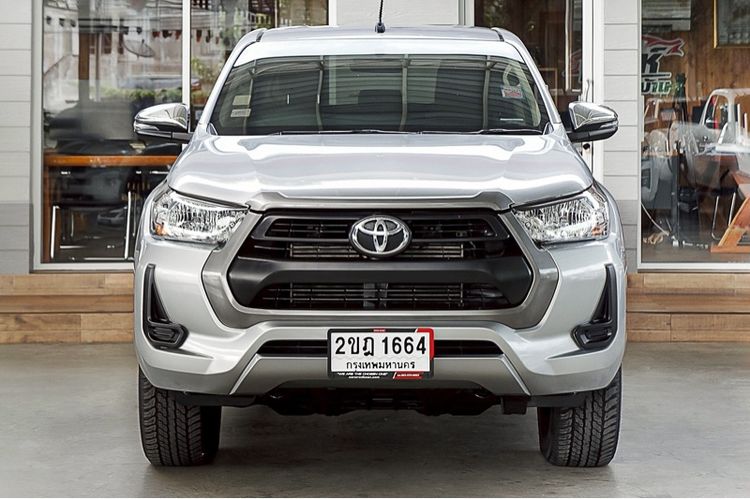 Toyota Hilux Revo 2021 Double Cab 2.4 Entry Prerunner Pickup ดีเซล ไม่ติดแก๊ส เกียร์อัตโนมัติ เทา รูปที่ 2