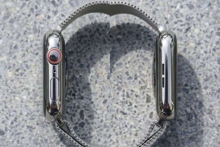 เงิน ​Apple Watch Series 7 GPS Cellular ตัวเรือน สแตนเลสสตีล ขนาด 45mm
