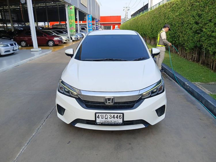 Honda City 2023 1.0 V Sedan เบนซิน ไม่ติดแก๊ส เกียร์อัตโนมัติ ขาว รูปที่ 3